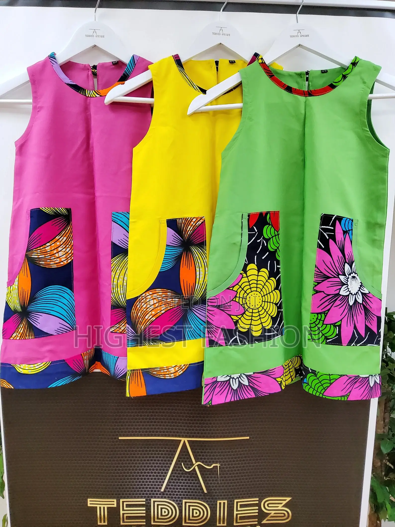 African Print Baby Girl Outfit