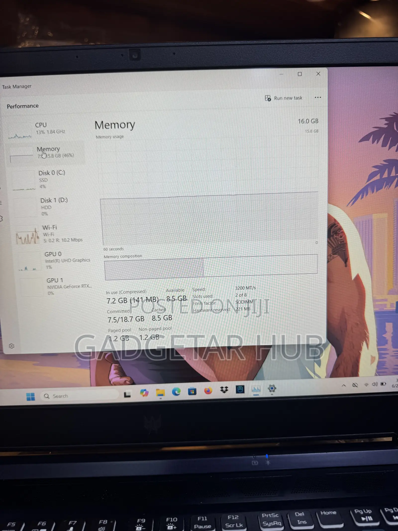 Laptop Acer Predator Helios 300 16GB Intel Core i7 HDD+SSD 512GB