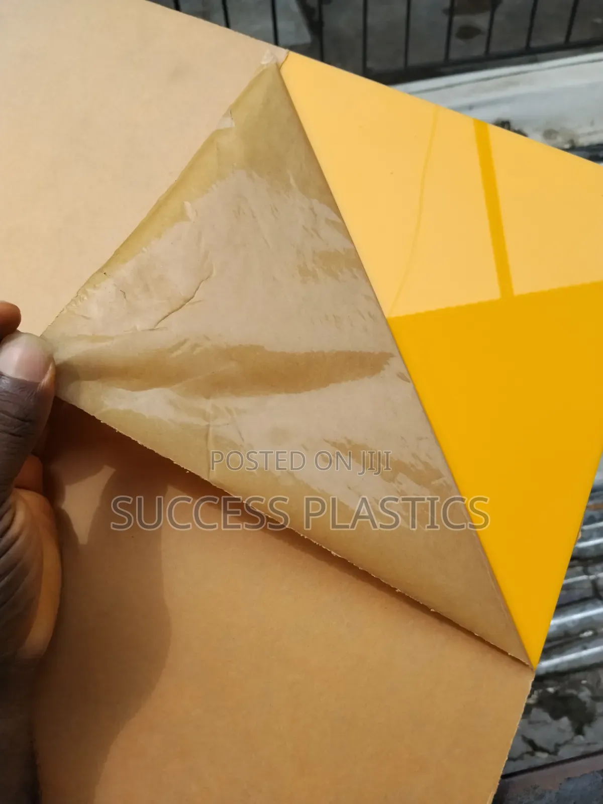 Original 3mm Golden Yellow Acrylic Sheets