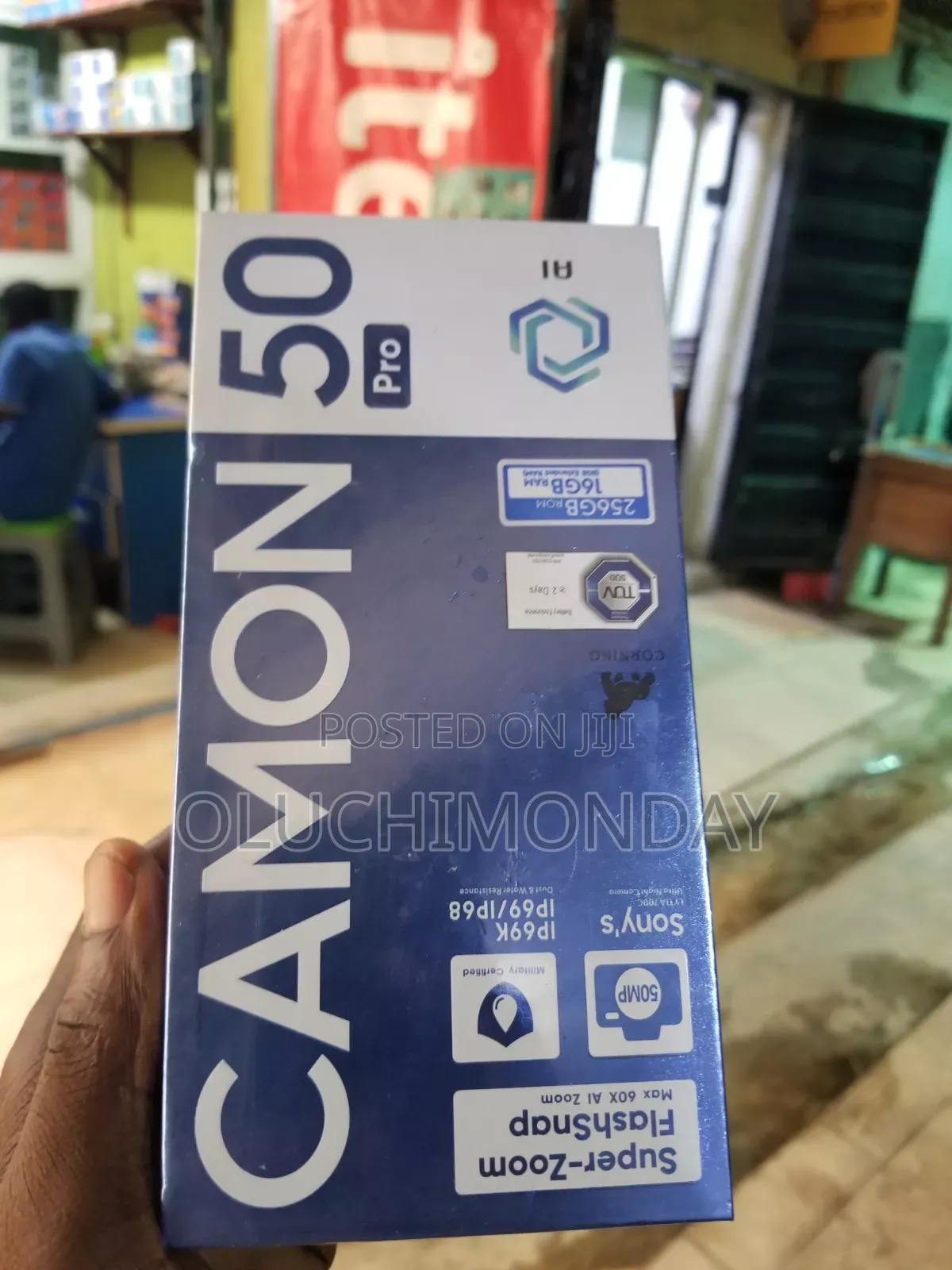 New Tecno Camon 50 Pro 256 GB Blue