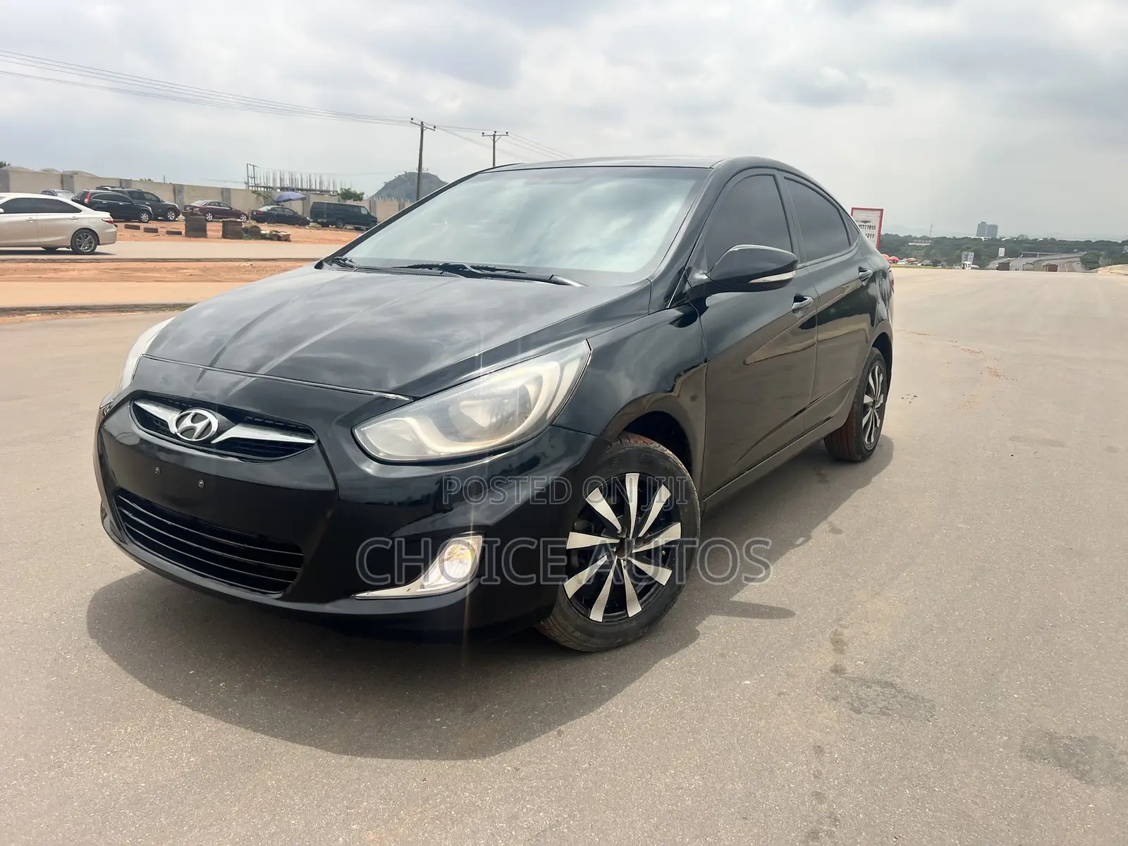 Hyundai Accent 2012 Black