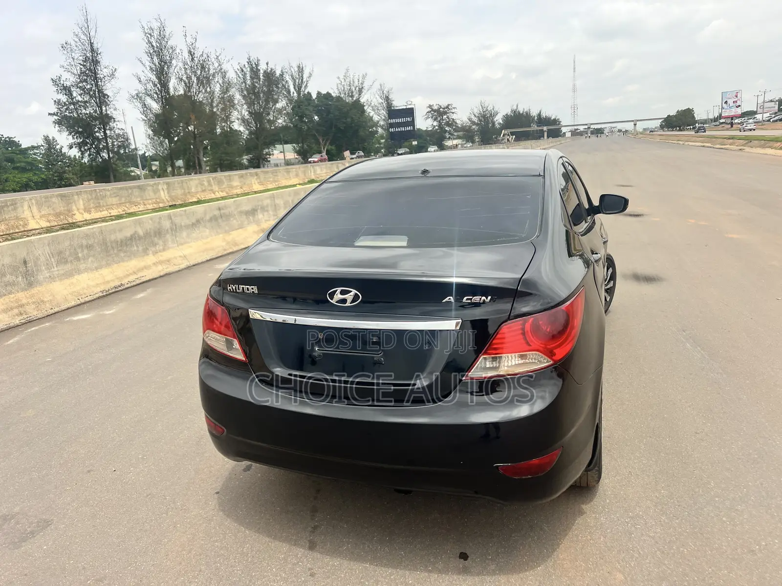 Hyundai Accent 2012 Black