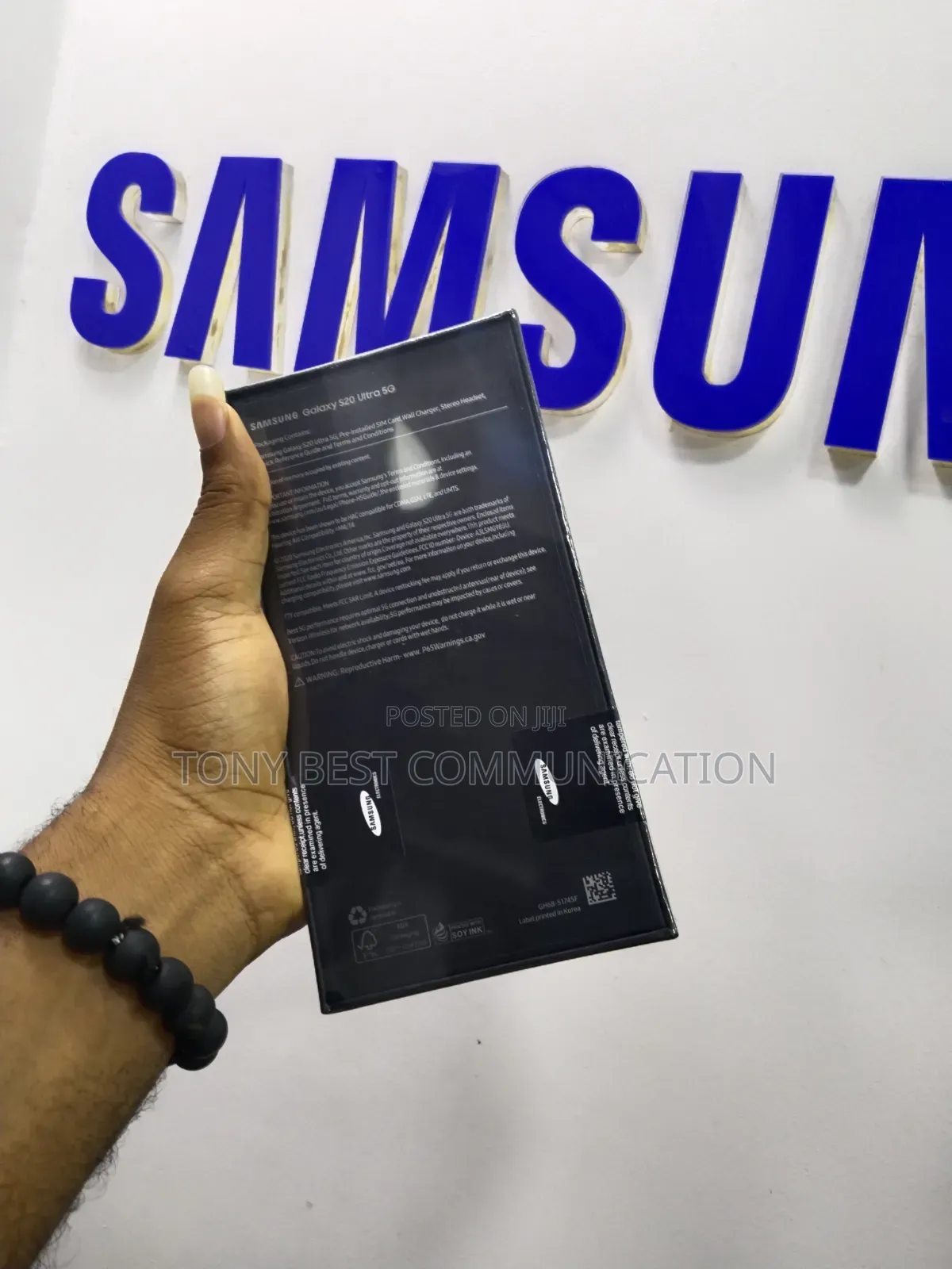 New Samsung Galaxy S20 Ultra 5G 256 GB Black