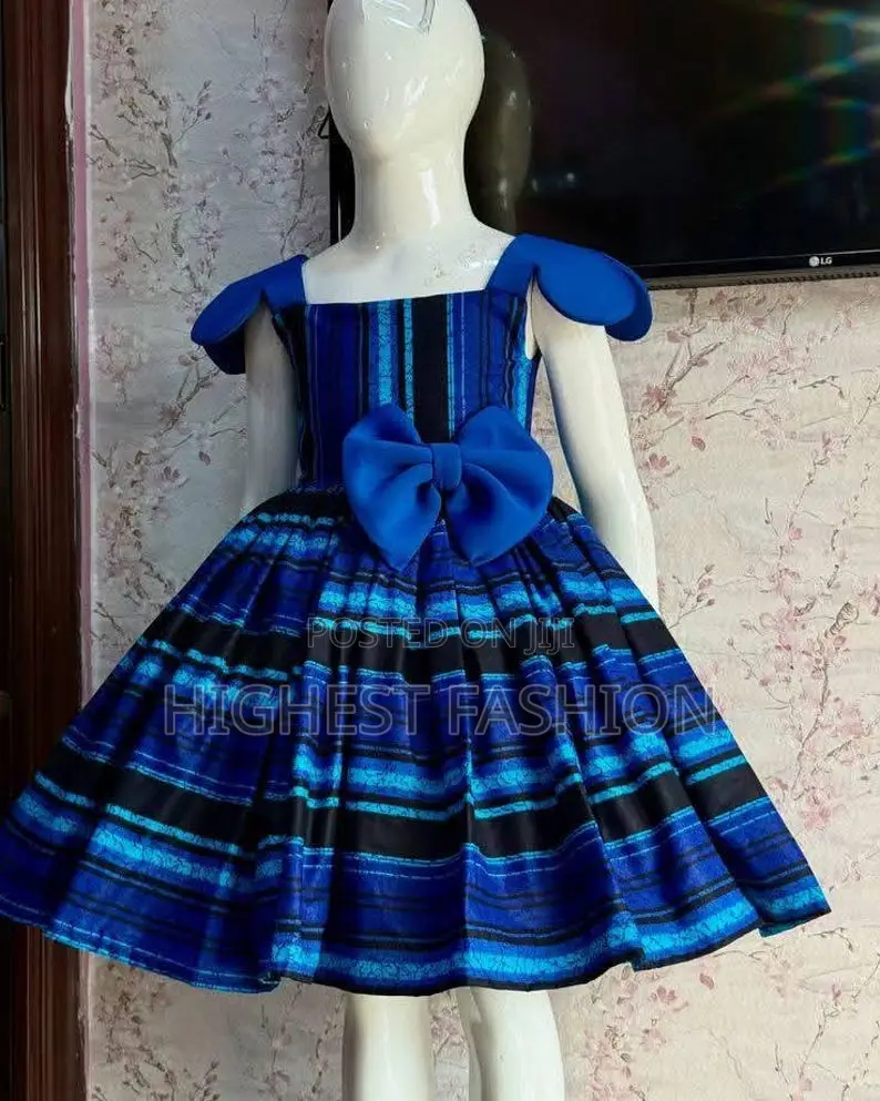 Ankara Birthday Dress for Girls