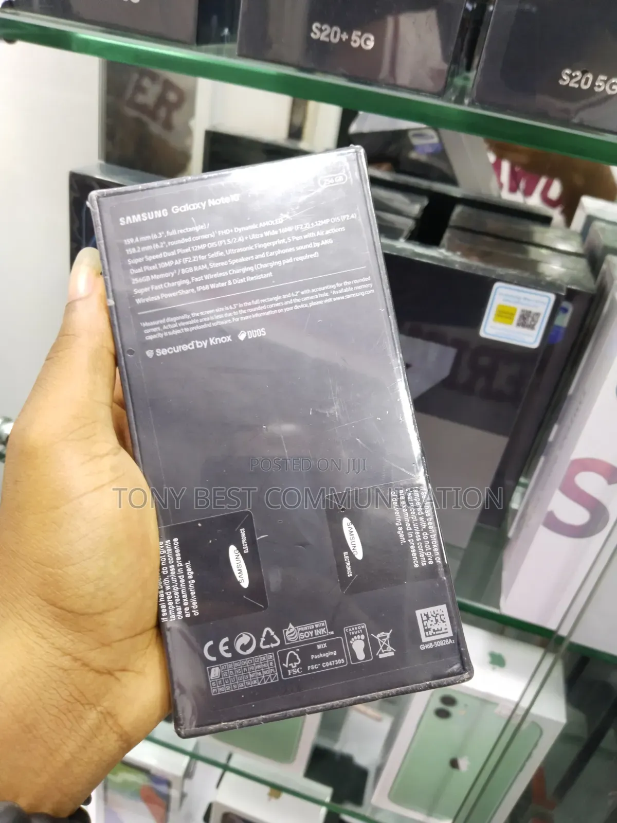 New Samsung Galaxy Note 10 5G 256 GB Black