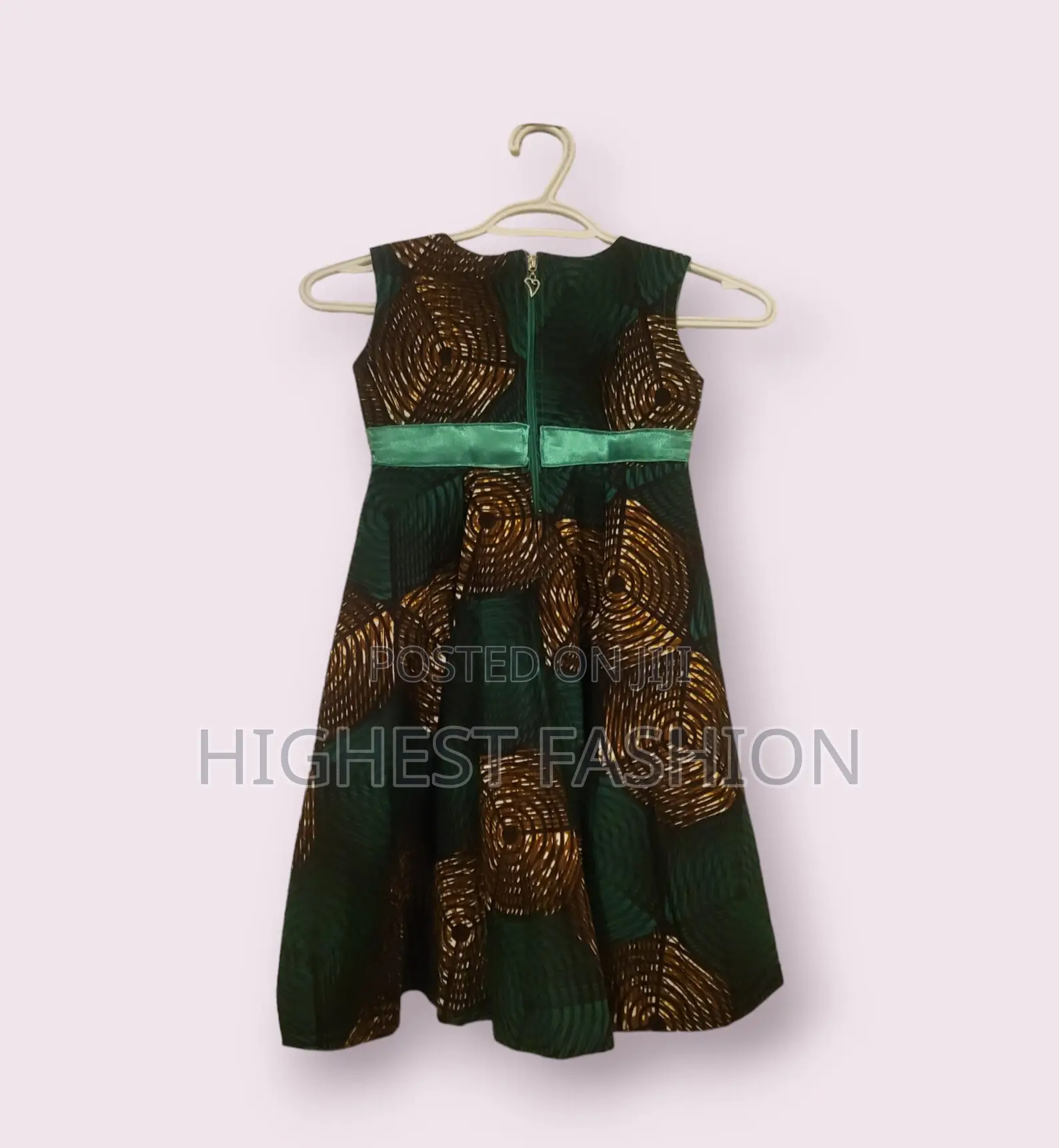 Ankara African Print High Low Dress