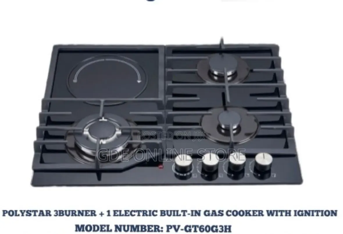 Polystar 3+1 Table Gas Cooker