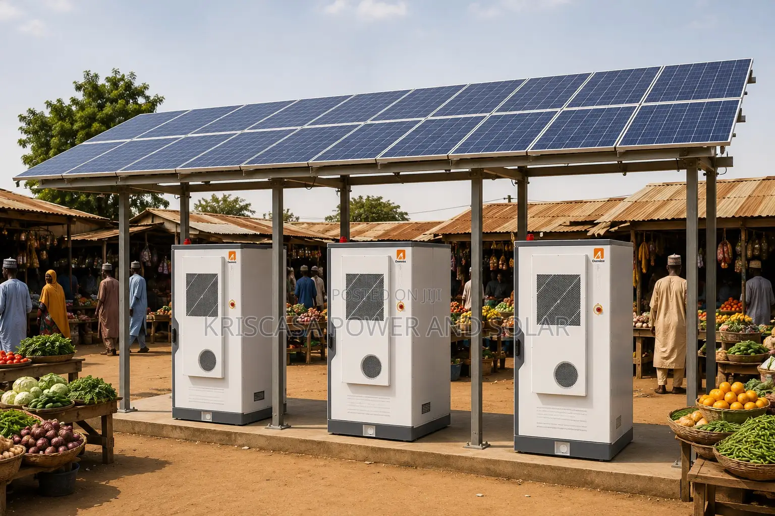 125kw/265kwh Off-Grid Ess Microgrid for Northern Nigeria Rural Market