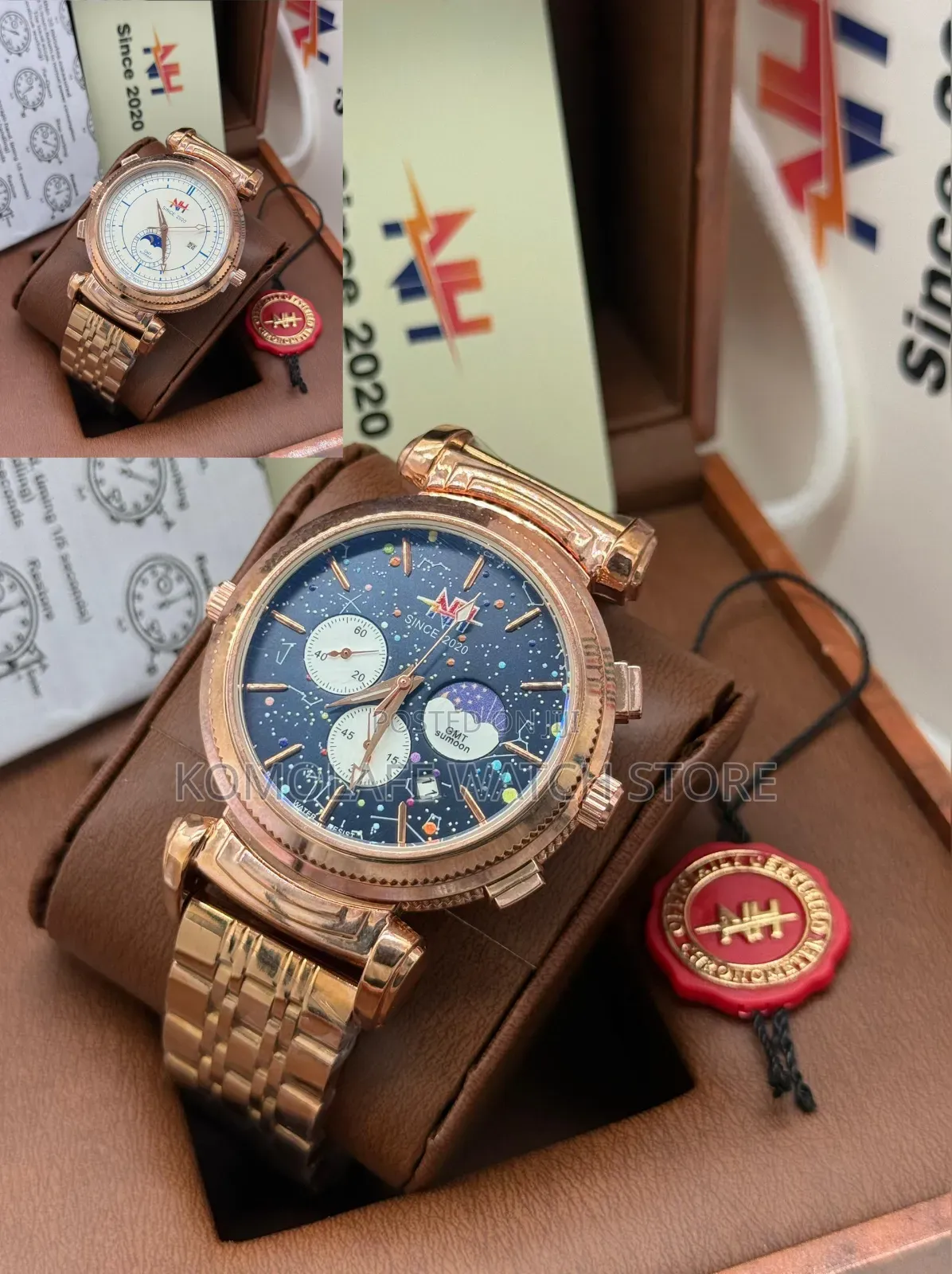 Nh Double Face Chronograph Chain
