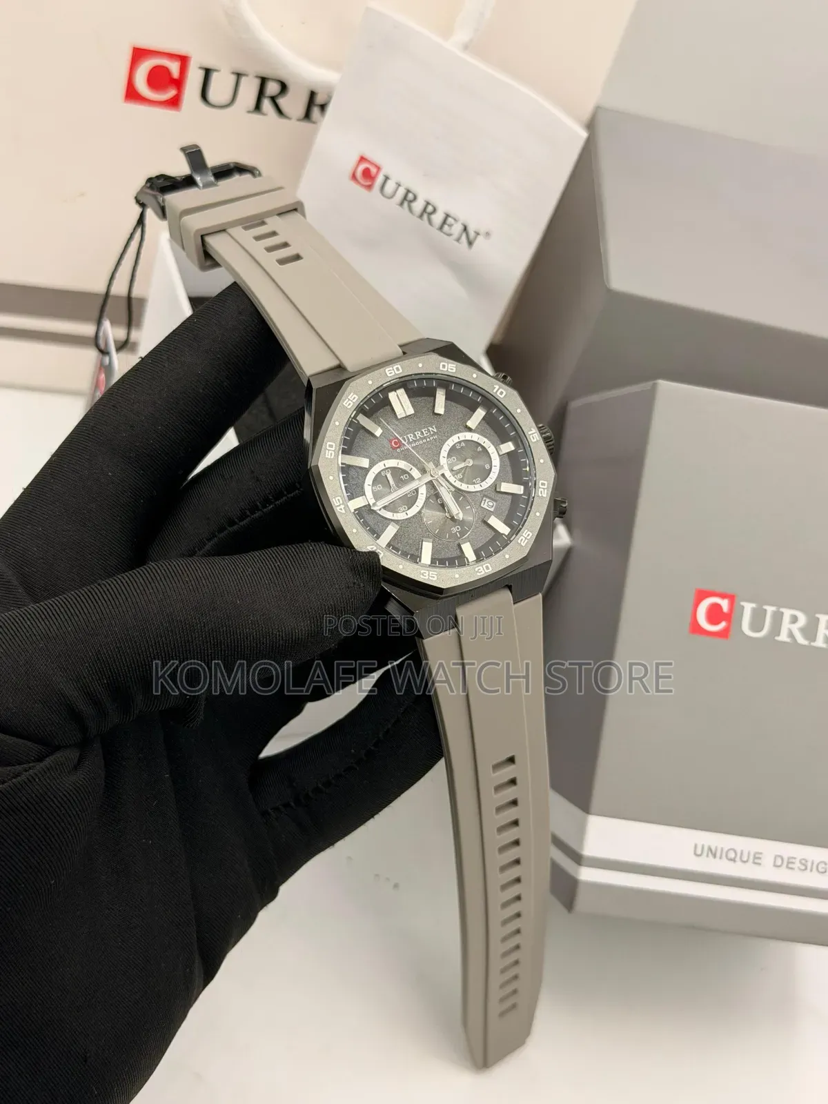 Curren Rubber Chronograph New Design