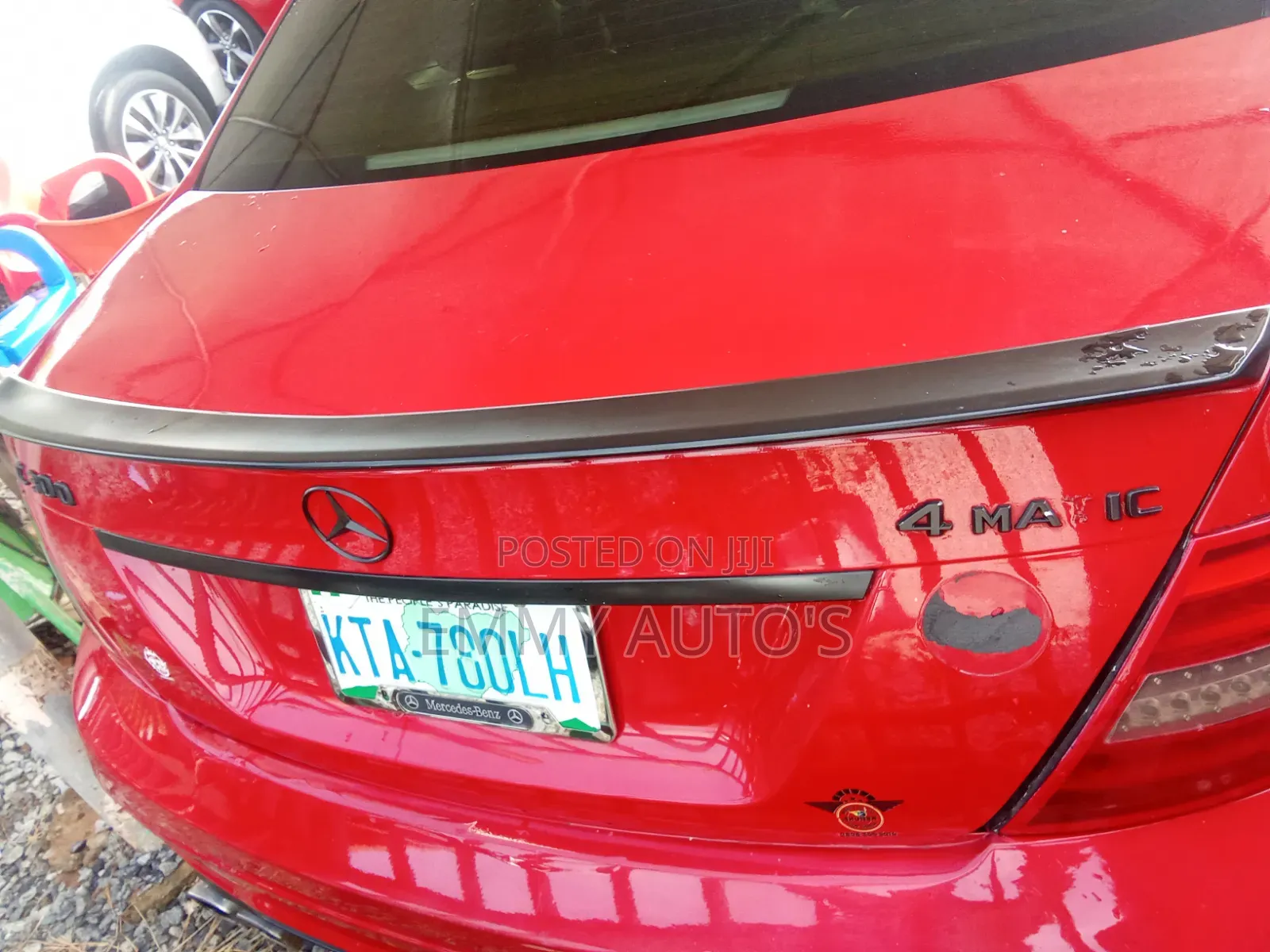 Mercedes-Benz C300 2013 Red