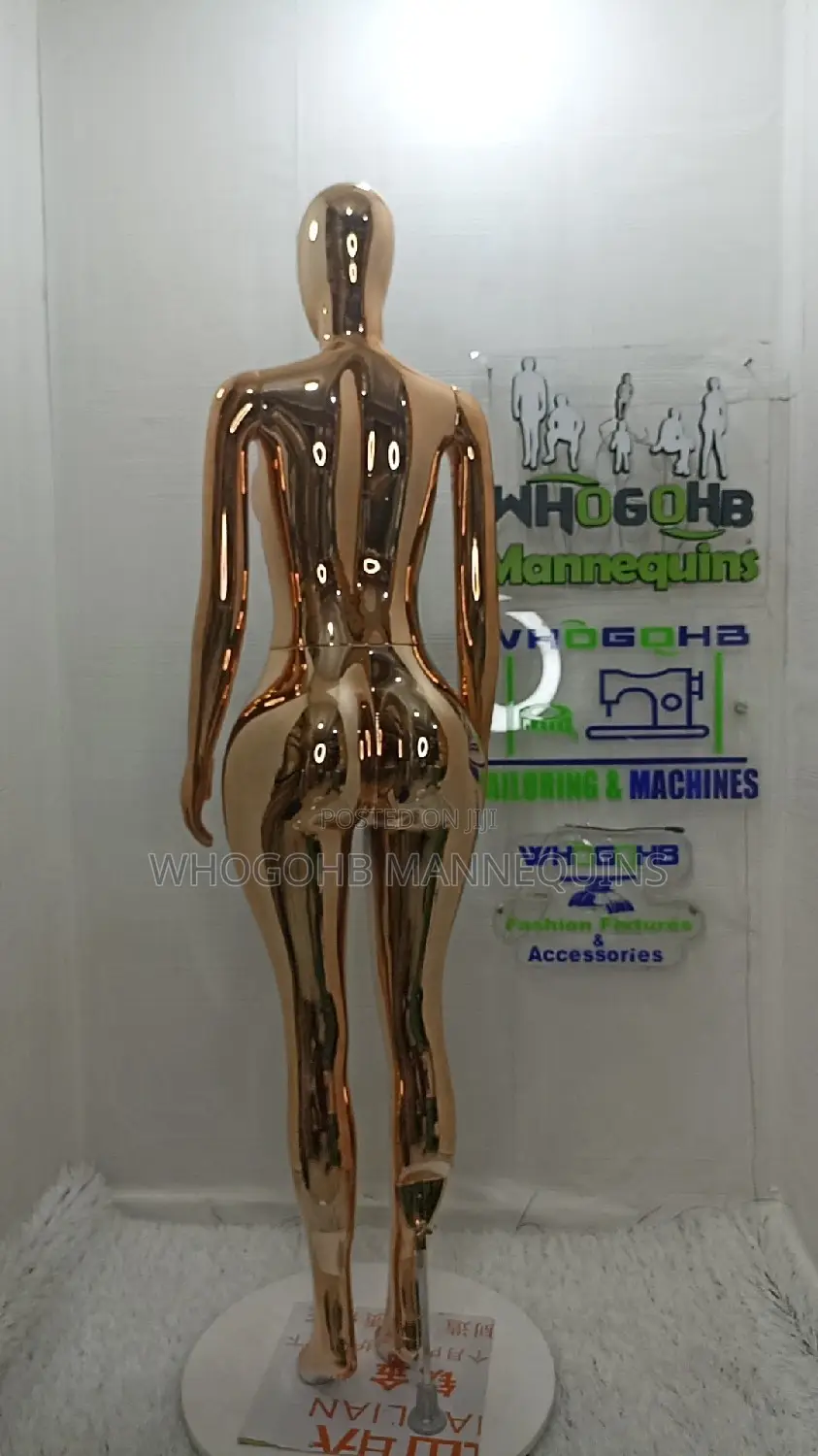 Chrome Rose Gold Female Mannequin Size 12/14