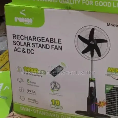 Iwin Rechargeable 18" Stand Fan With Mosquito Killer