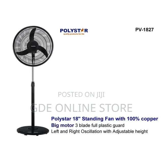 Polystar 18inch Standing Fan