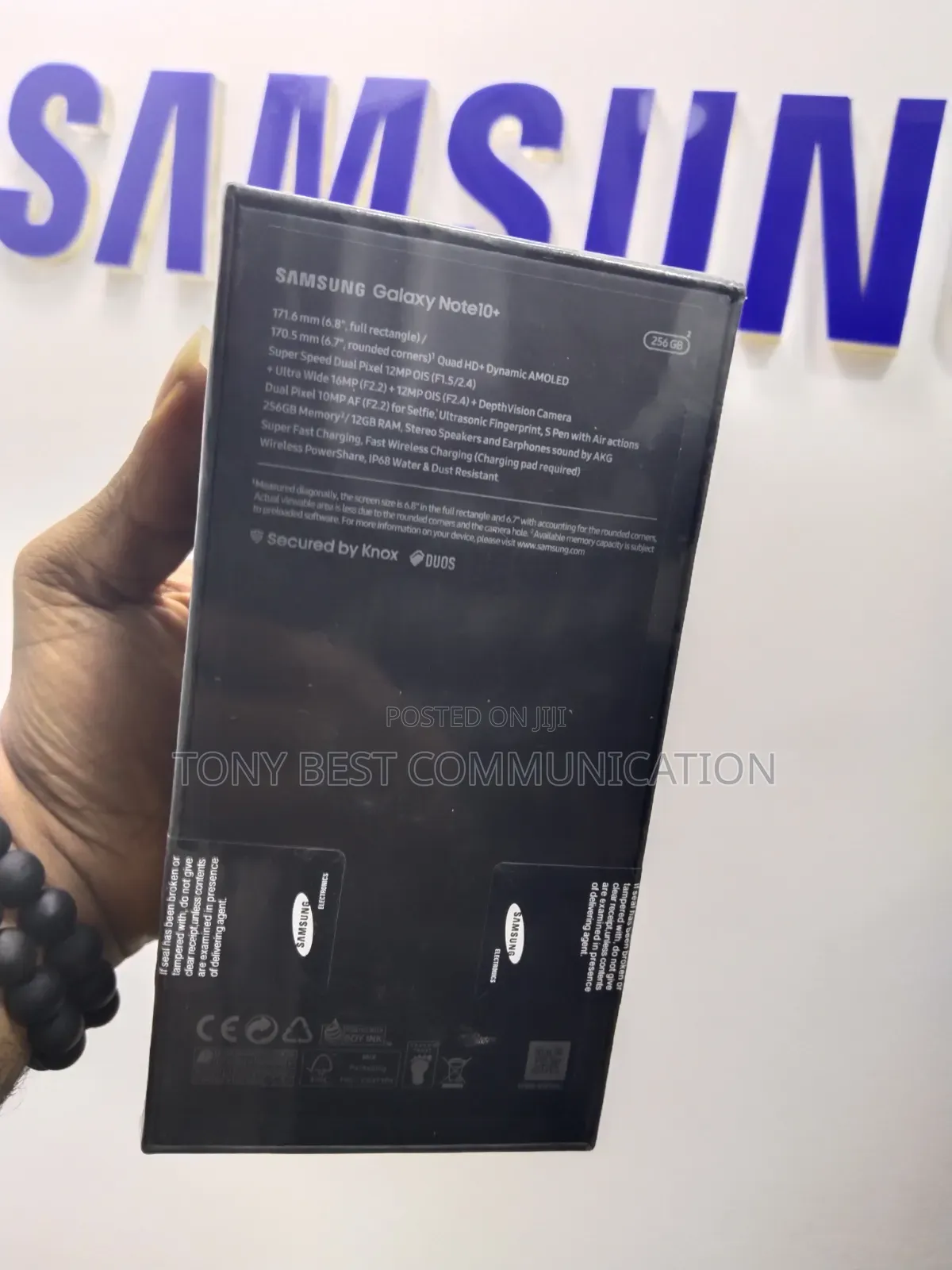 New Samsung Galaxy Note 10 Plus 5G 512 GB Blue