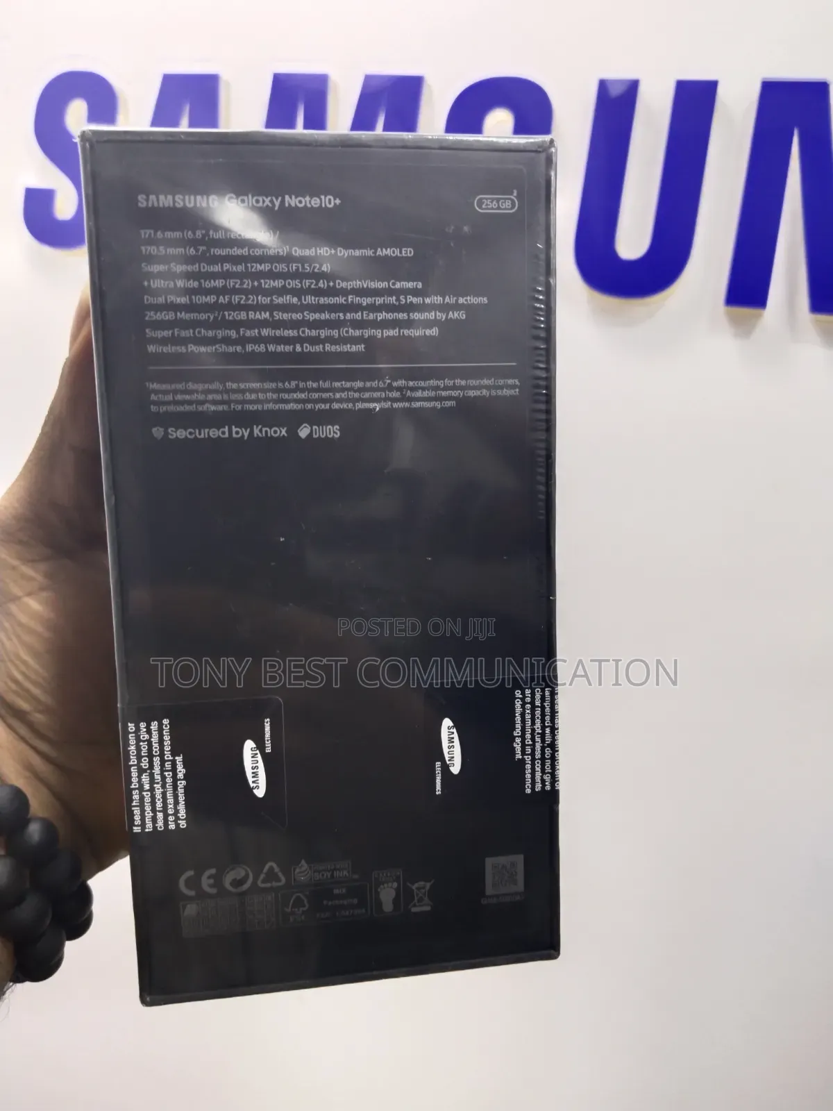 New Samsung Galaxy Note 10 Plus 5G 512 GB Blue