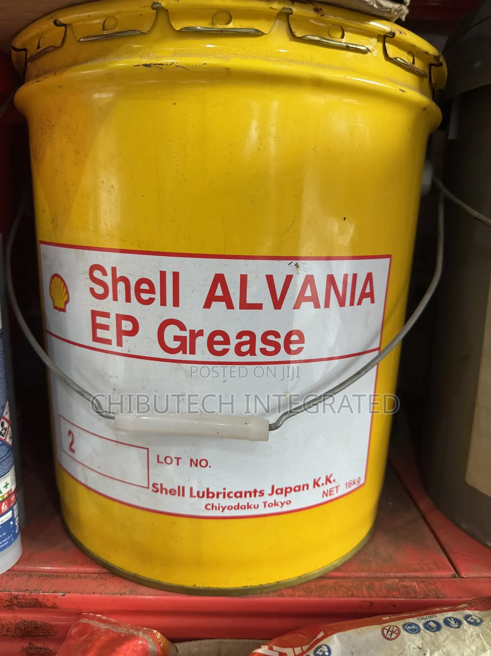 16kg Pail of Shell Alvania Ep Grease 2
