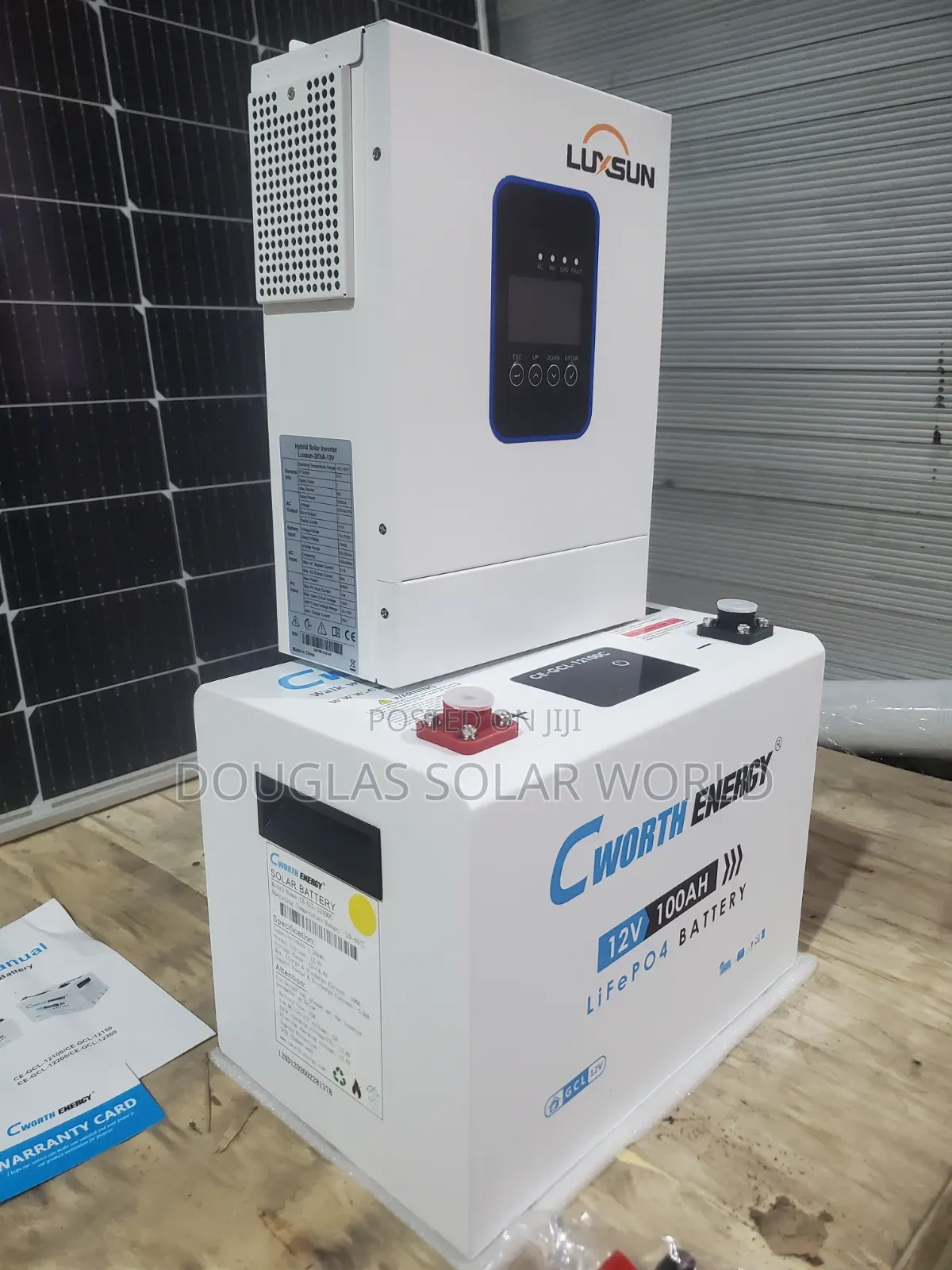 2kw Inverter, 1.3kwh Battery All-in-One Solar Power System