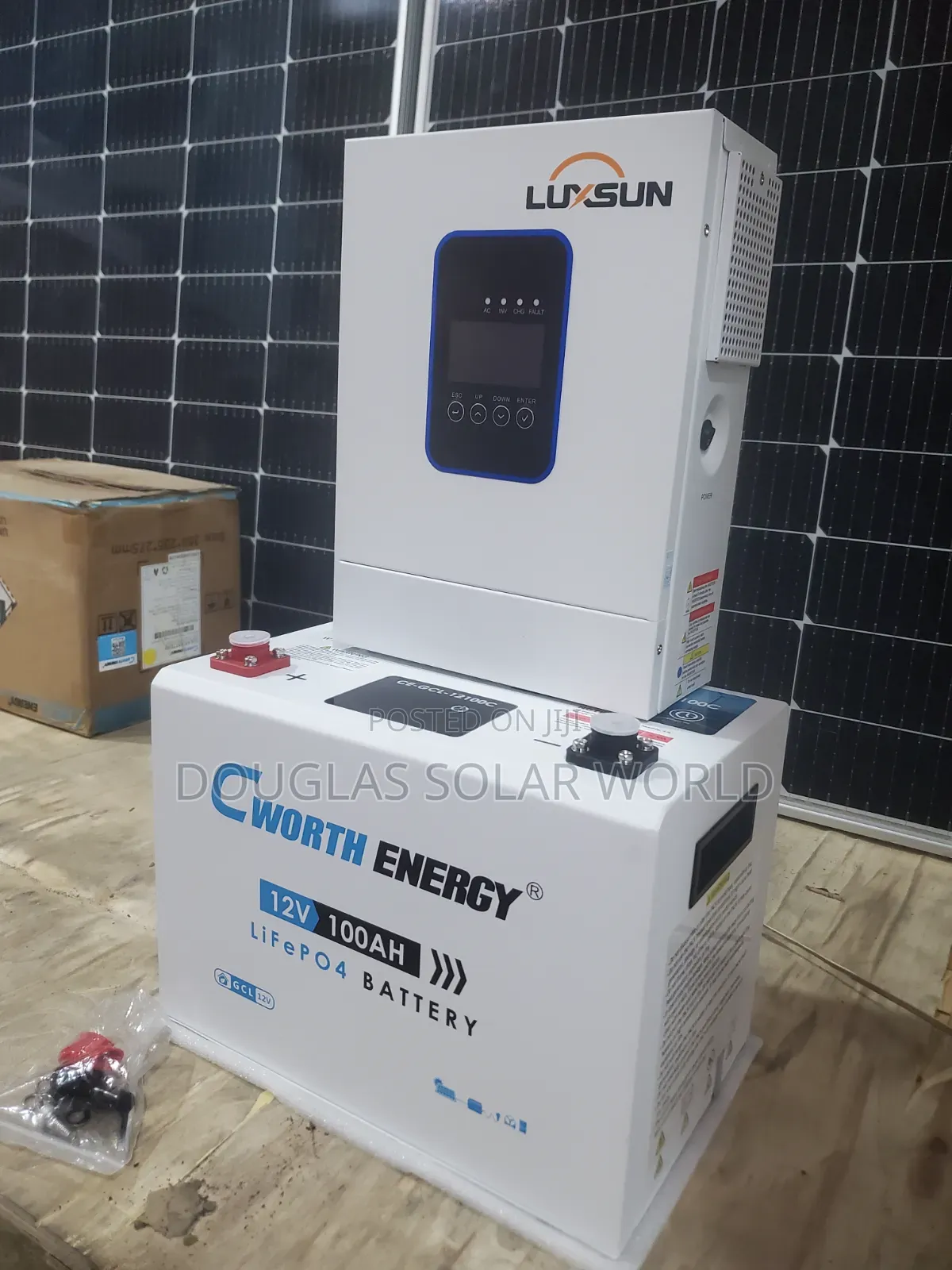 2kw Inverter, 1.3kwh Battery All-in-One Solar Power System