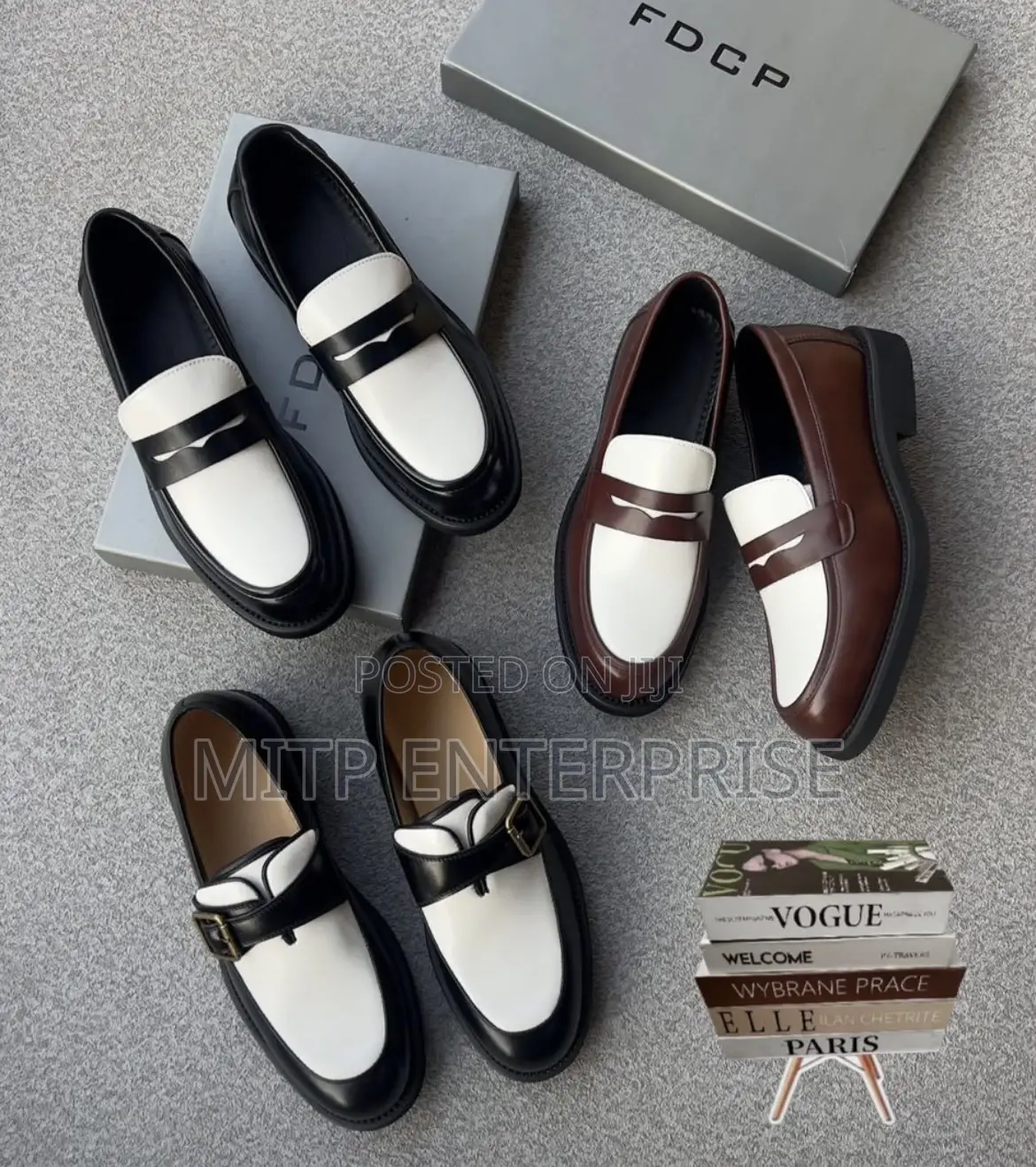 FCDP Two-Tone Penny Loafers