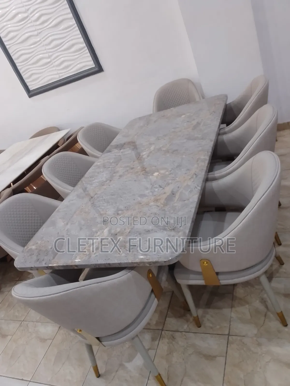 Marble Dining Table by 8 Seaters