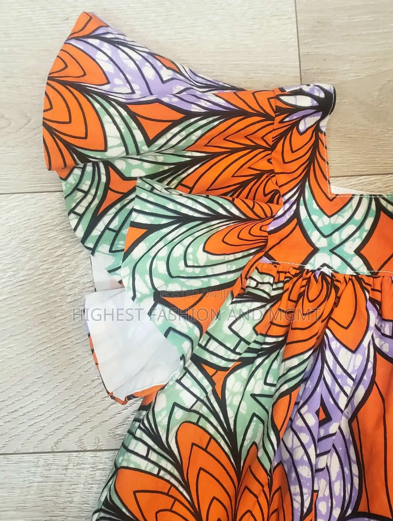 Girls Floral Print Dress