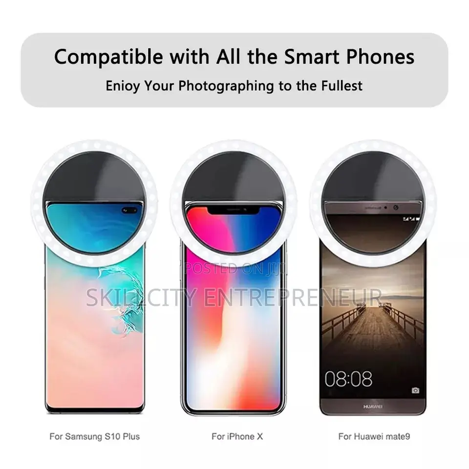 Rechargeable Mini Selfie Ring Light