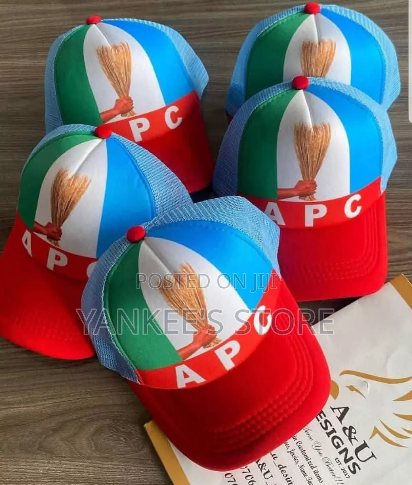 Quality Unisex Apc and All Political Party Face Cap