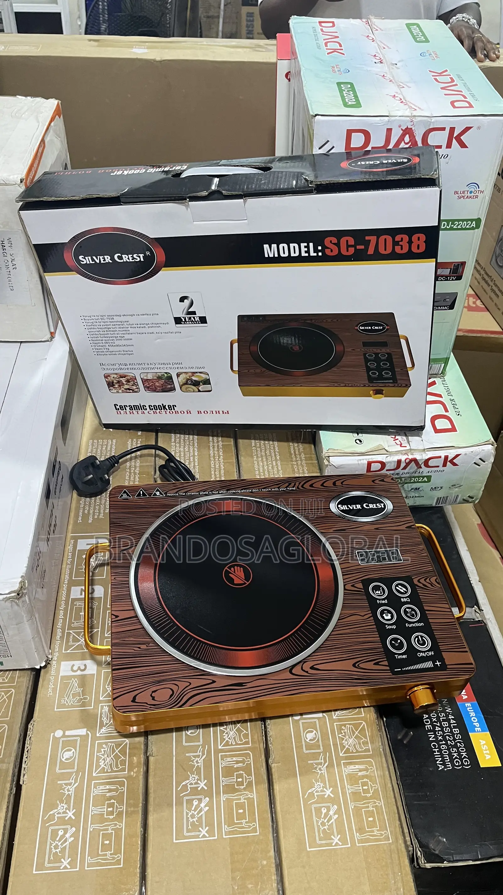 Silver Crest Ceramic Cooker Sc-7038 – Portable Kitchen Hot Plate
