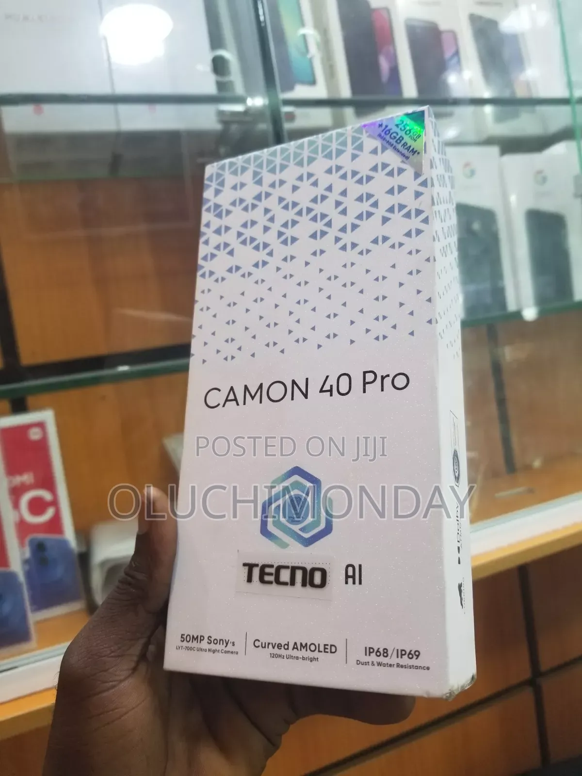 New Tecno Camon 40 Pro 5G 256 GB Black
