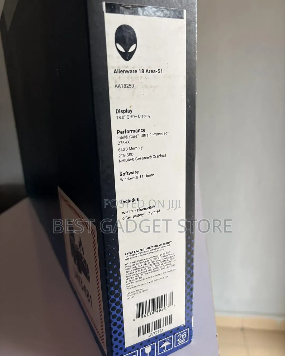 New Laptop Alienware 18 Area-51 64GB Intel Core Ultra 9 SSD 2T