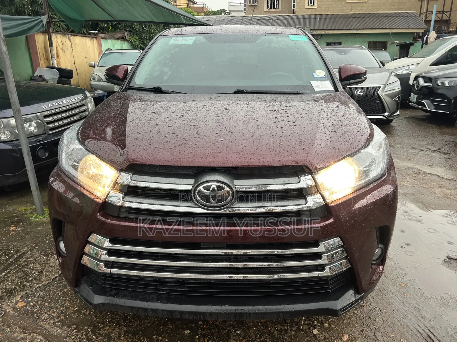 Toyota Highlander LE V6 4x2 (3.5L 6cyl 6A) 2016 Burgundy