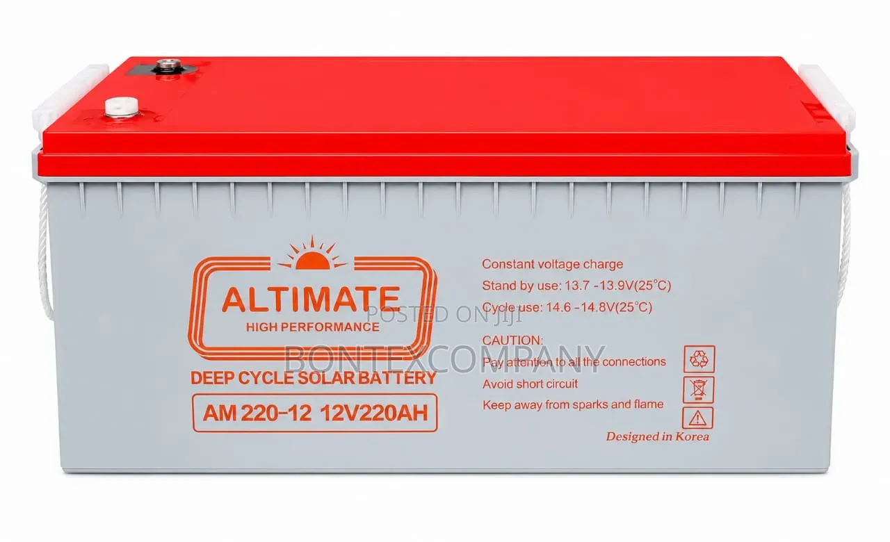 Altimate Am 220-12 12v 220ah Deep Cycle Solar Battery