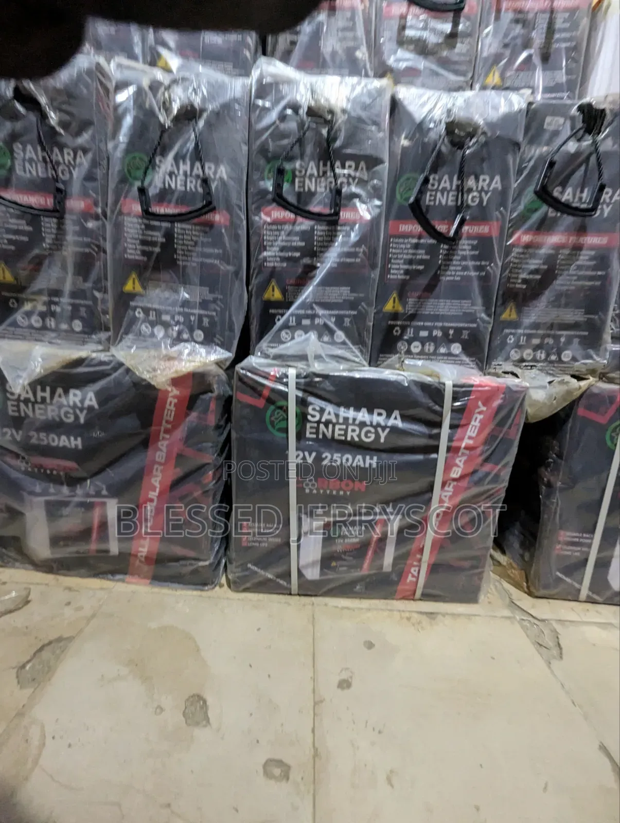 Sahara Energy 250ah 12v Tall Tubular Solar Inverter Batteries in Stock