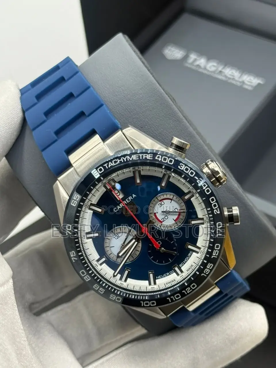 Automatic Tag Heuer Quality Luxury Men Rubber Wristwatch