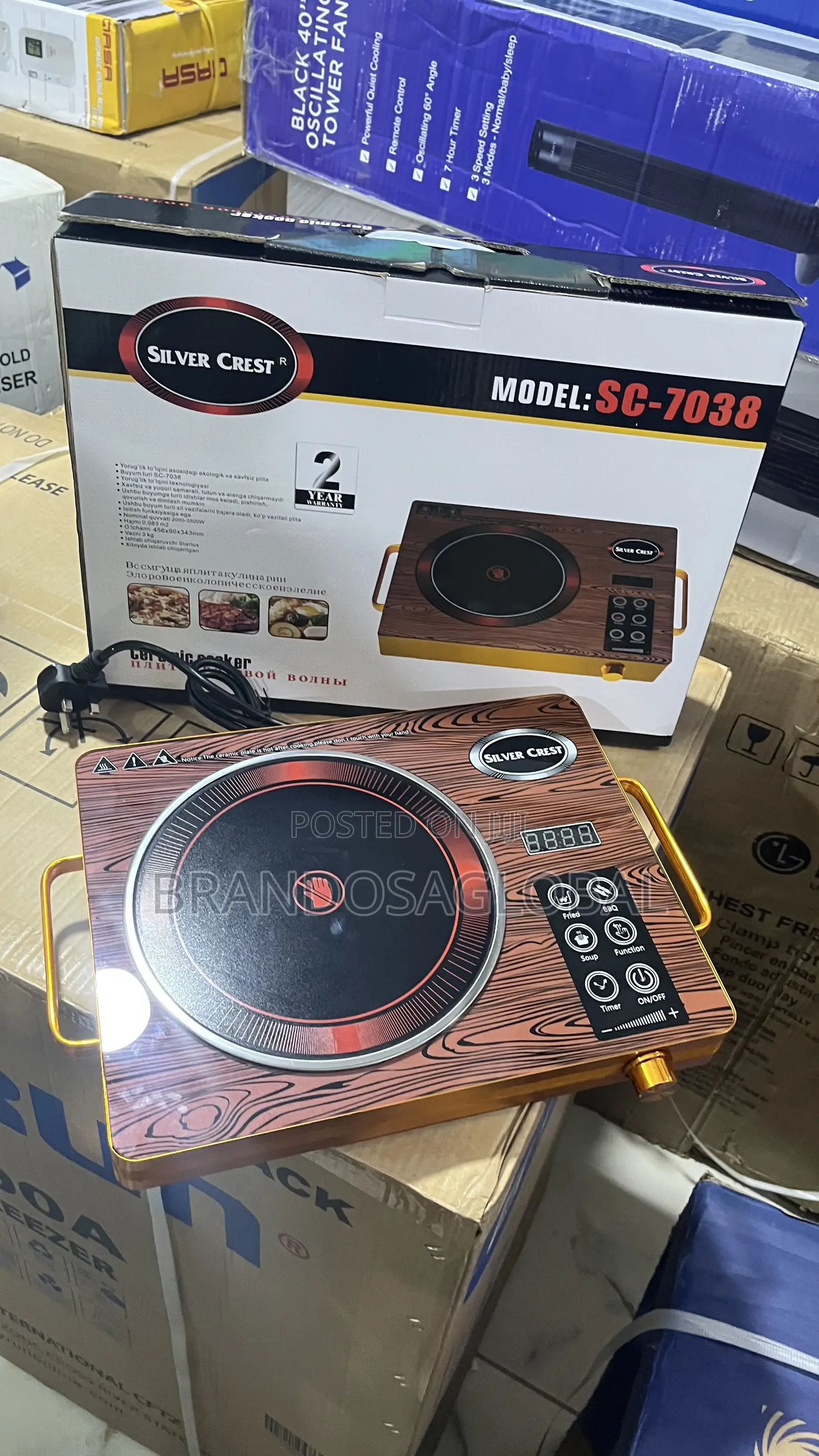 Silver Crest Ceramic Cooker Sc-7038–Professionalelectric Cooking Plate