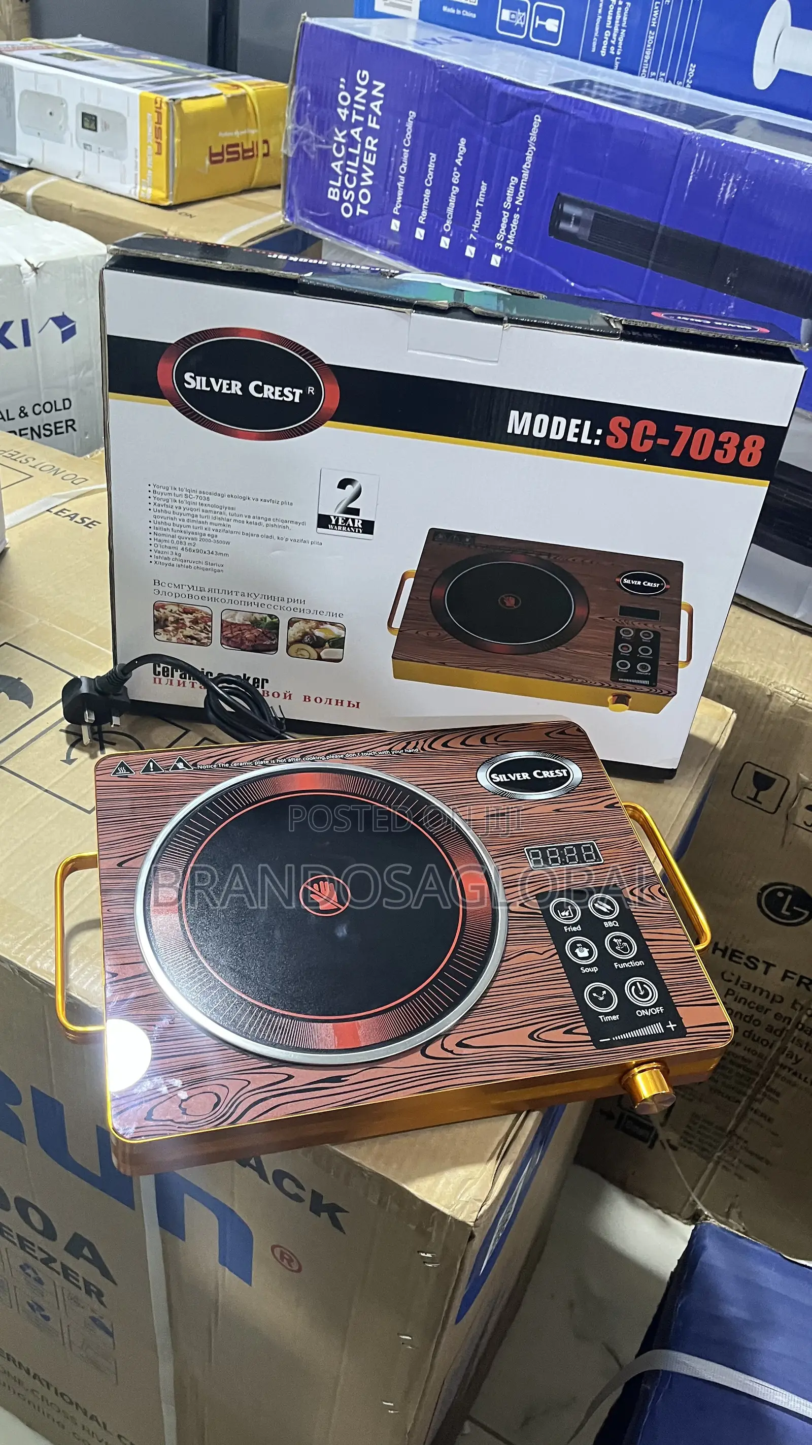 Silver Crest Ceramic Cooker Sc-7038 – Premium Heat Control Cooker
