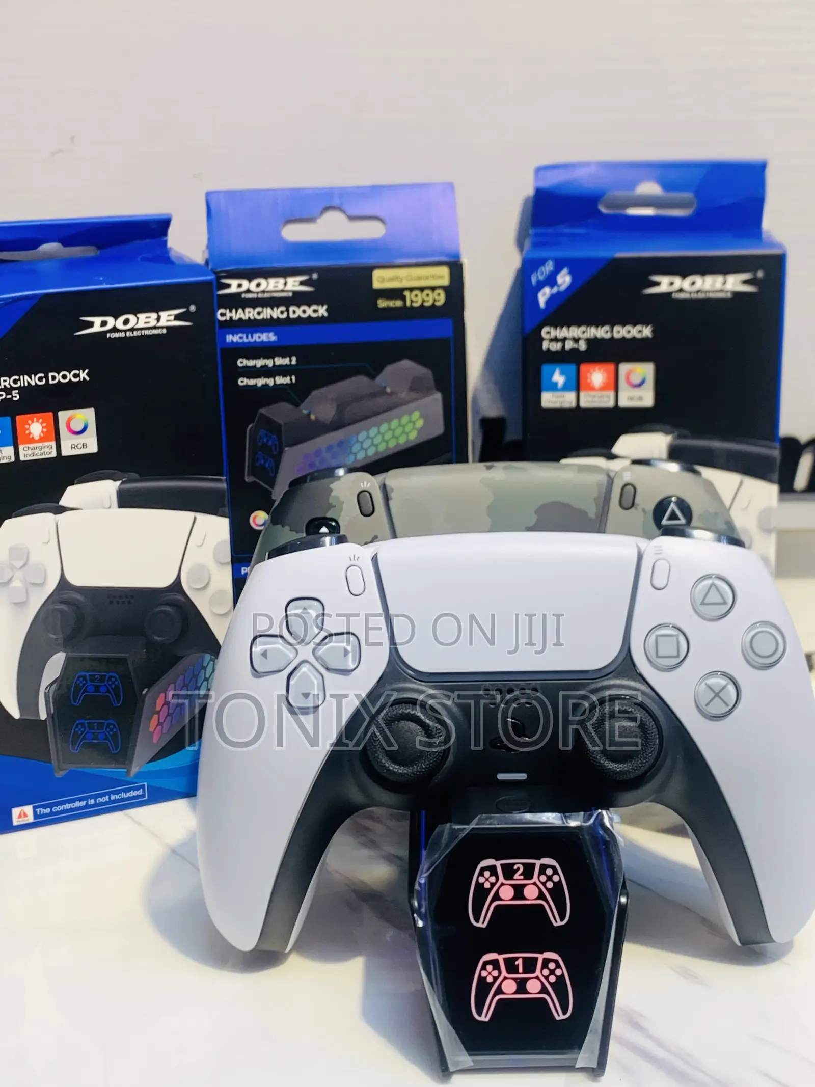 Dobe Dual Charging Dock for Ps5 Pad and Dual Sense Edge