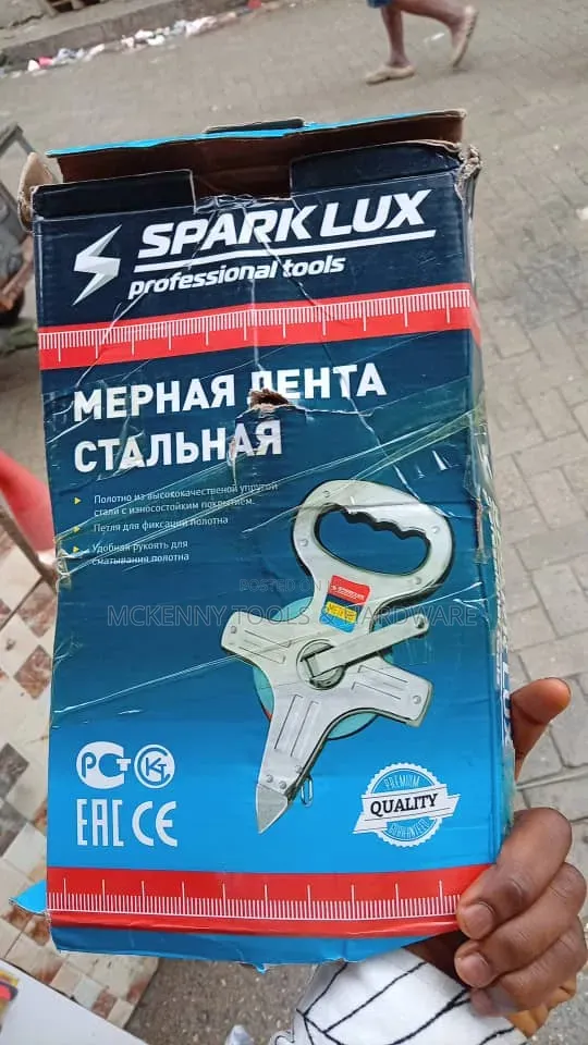 Professional Spark Lux 50m Steel Long Measuring Tape