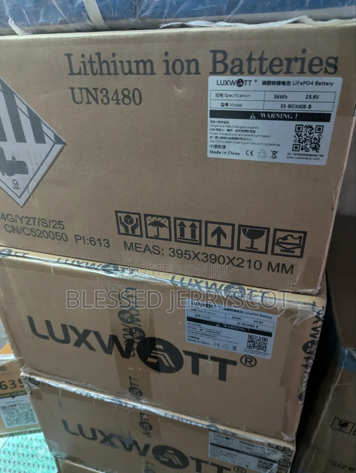 Luxwatt 3kwh 24v Lithium Ion Solar Inverter Batteries in Stock.