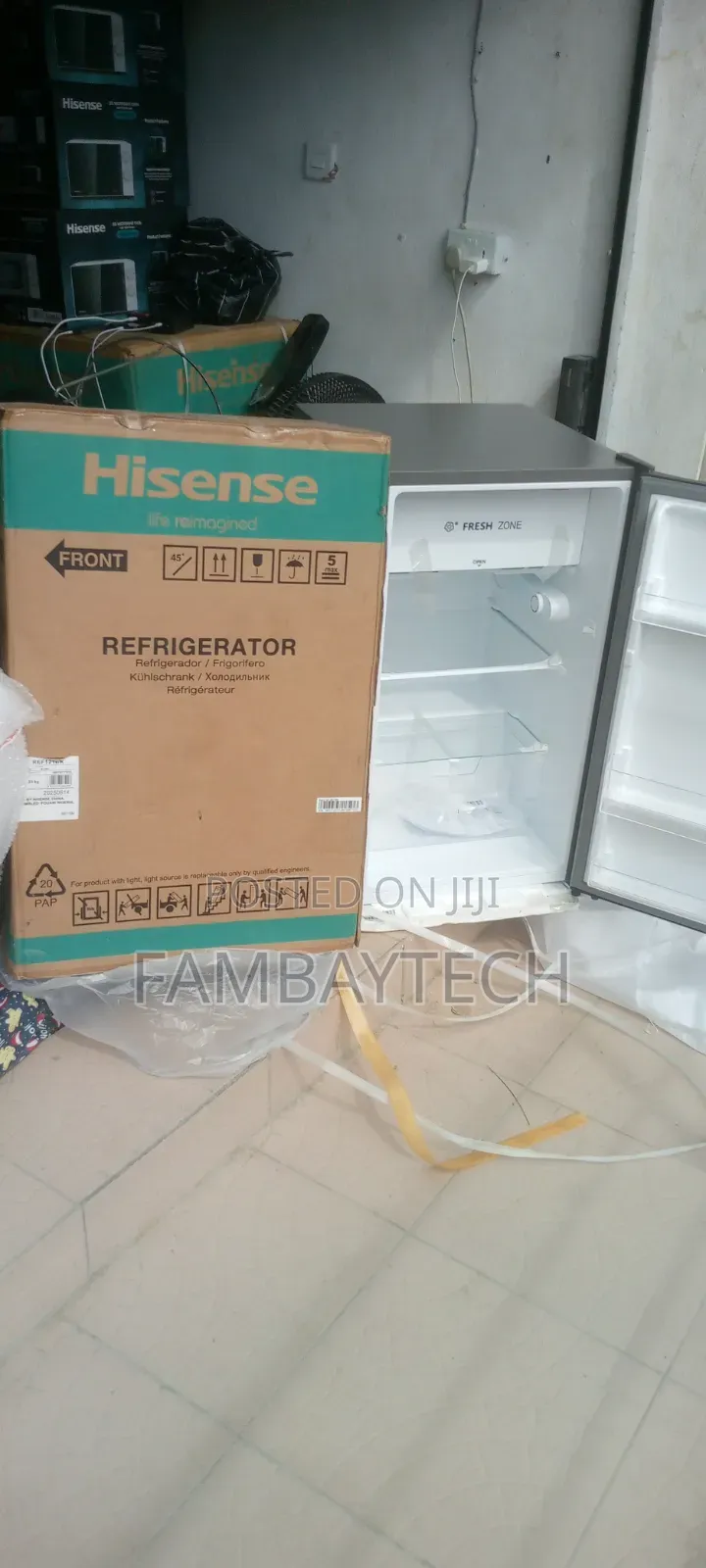 Hisense Ref 121 Single Door Refrigerator – Compact Energy Efficient