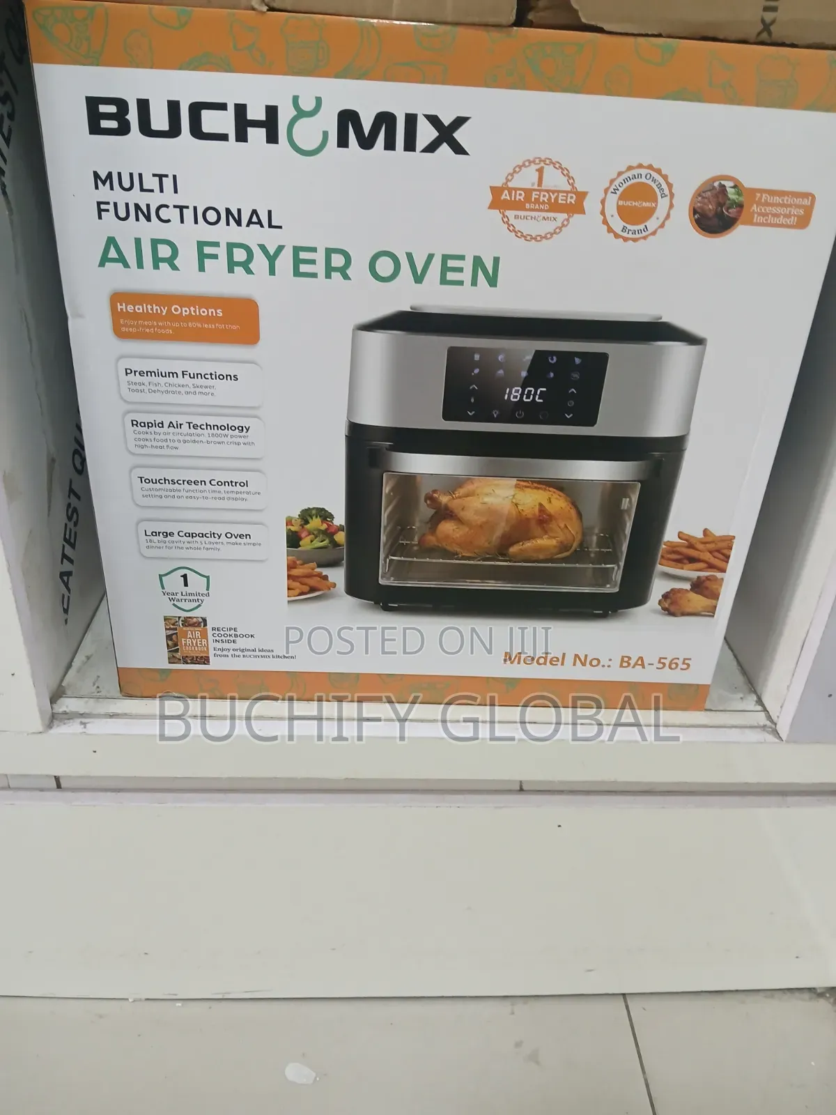 Buchymix Airfryer Oven 18l Ba-565