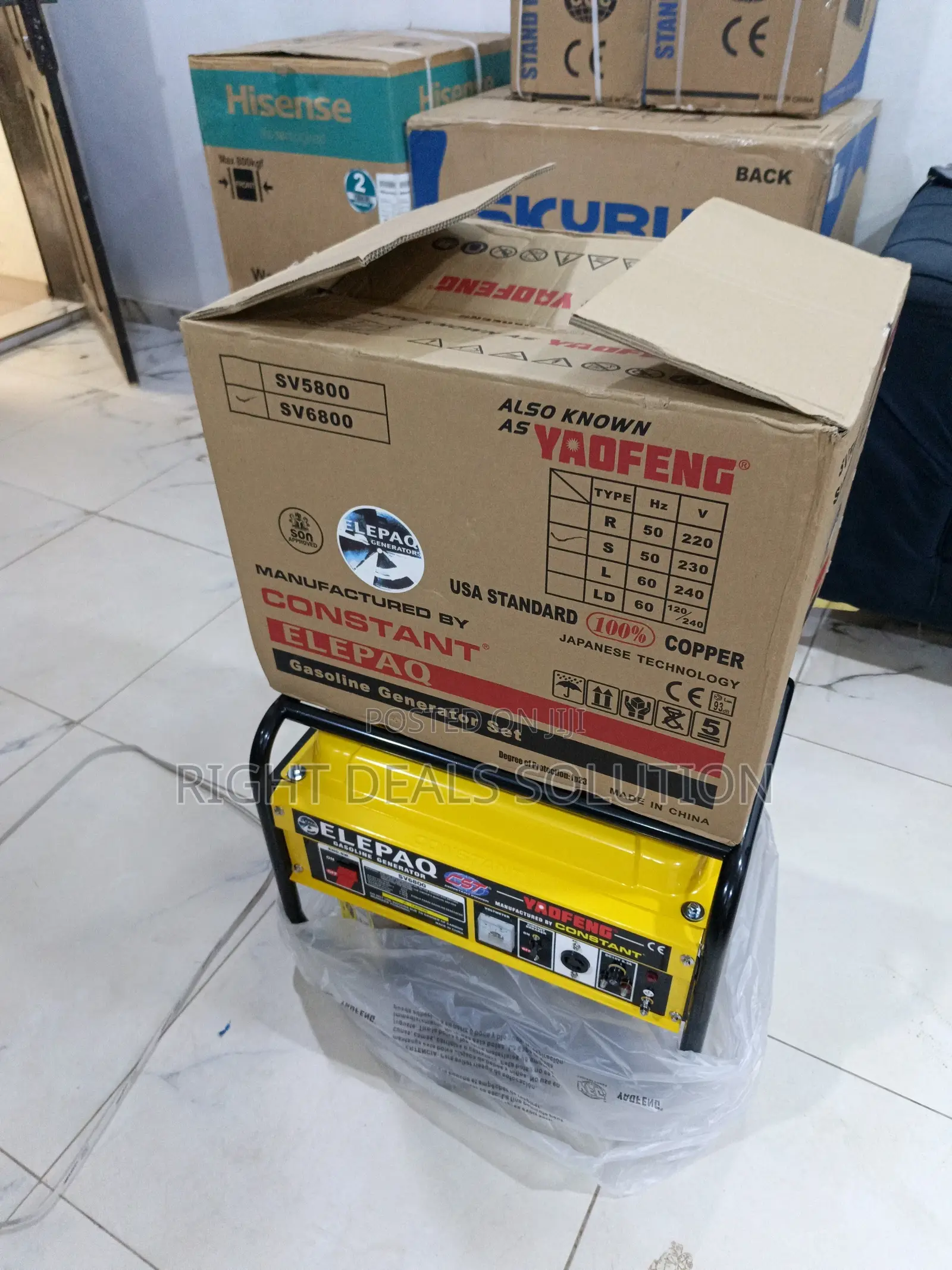 Elepaq Sv5800 Reliable Power Generator