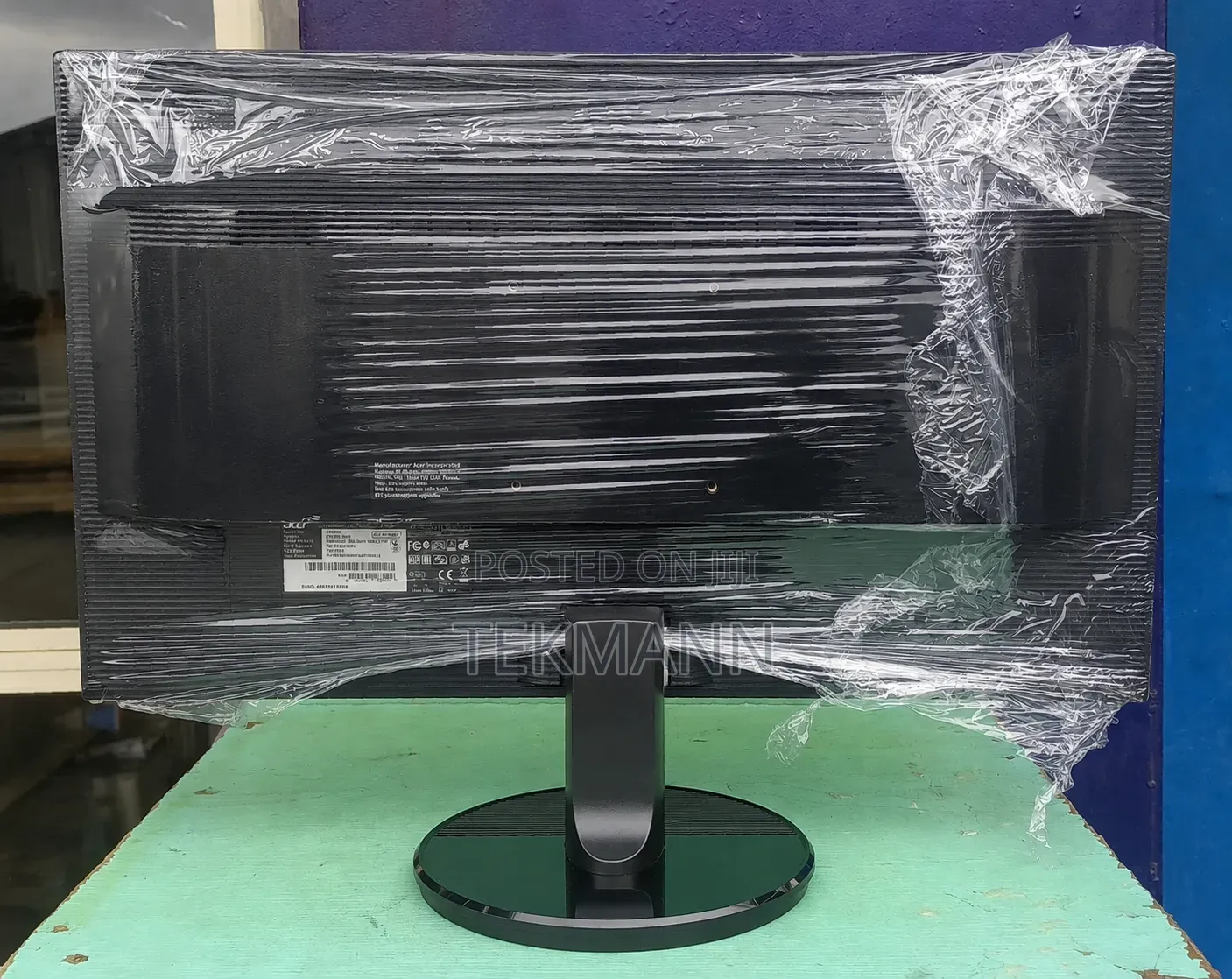 Uk Used Acer 24-Inch Full Hd Monitor | Hdmi Vga | K242hl Led Display