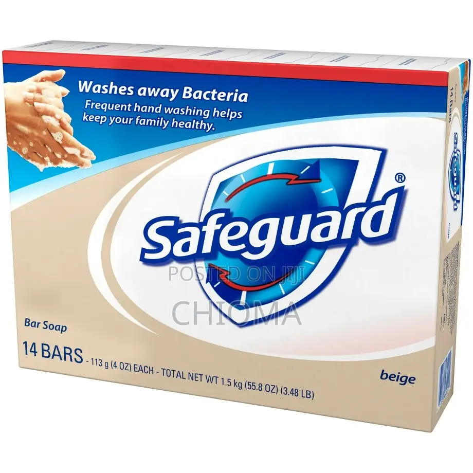Safeguard Bar Soap,Beige, 14 Bars, 4 Oz (Anti Bacterial Deodorant Soap