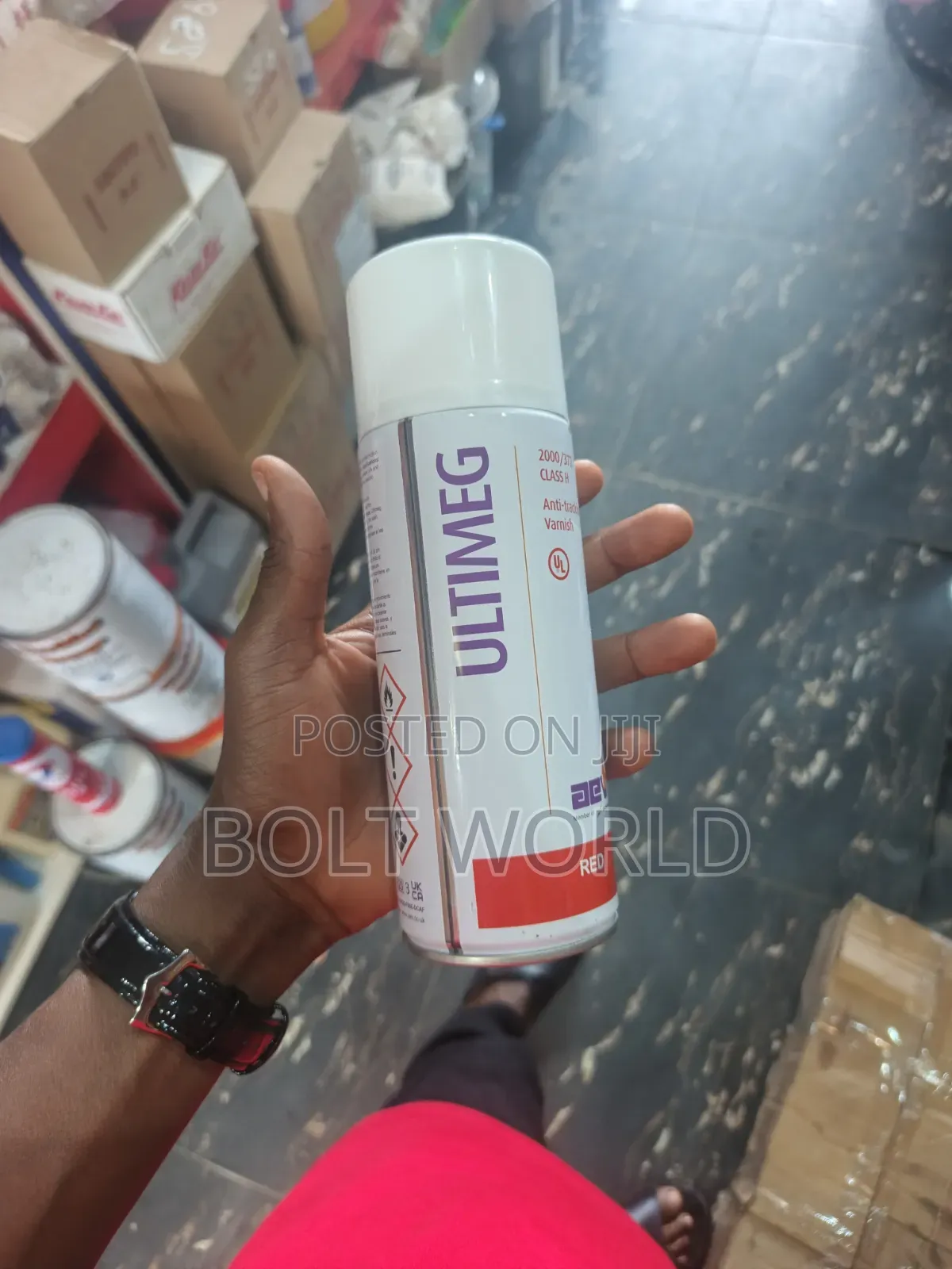 Ultimeg Varnish Red/Anti Tracking Varnish 2000/372 Class H