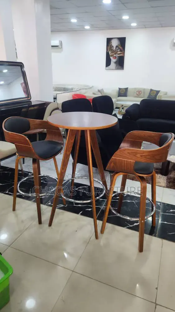 Modern Wooden Bar Bistro Set