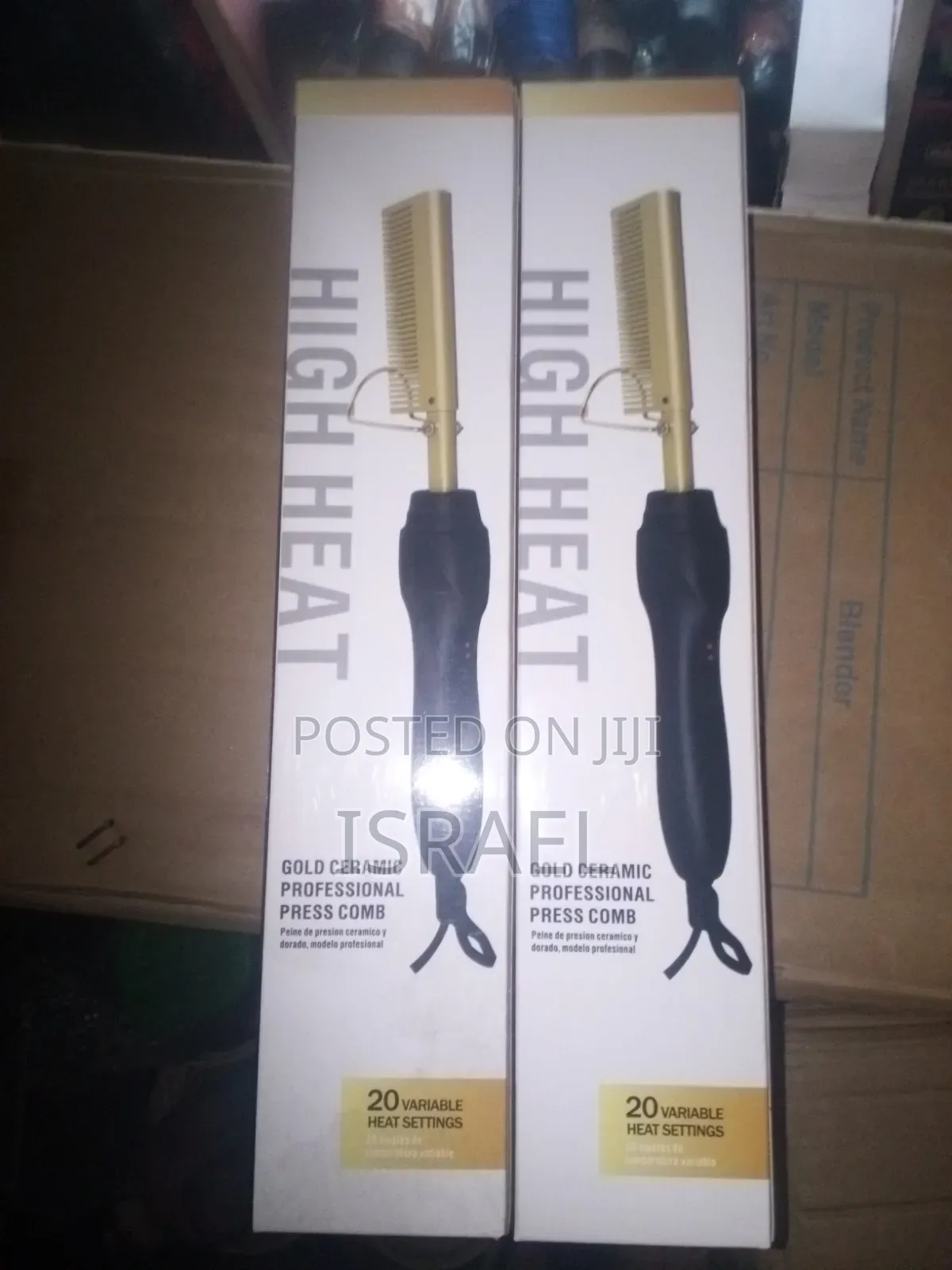 Gold Hot Comb