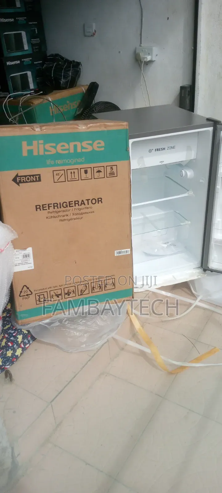 Hisense Ref 121 Refrigerator – Low Power Consumption