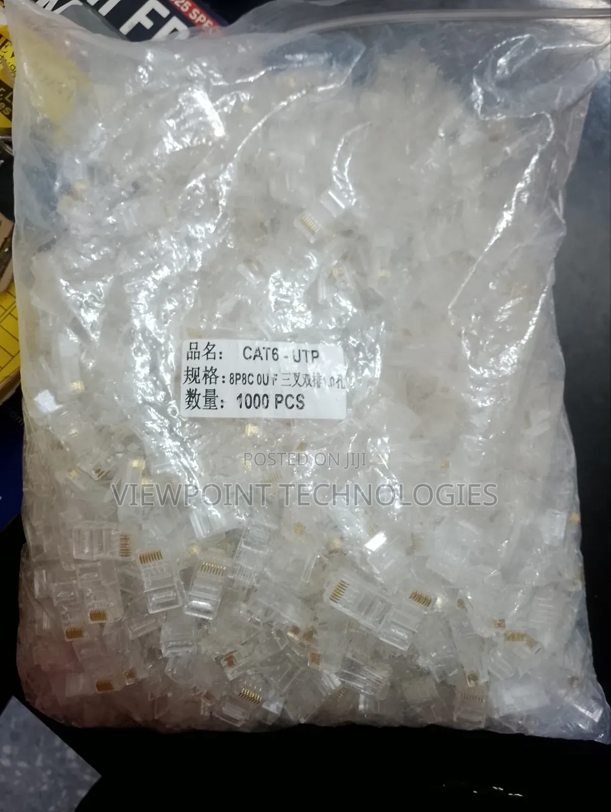 Rj45 Connector Cat6 1000pieces